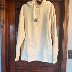 Taylor Swift Cream Hoodie with Logo